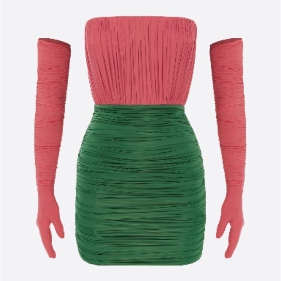 Alex Perry Ruched Jersey Mini Dress - Picture 4 of 8